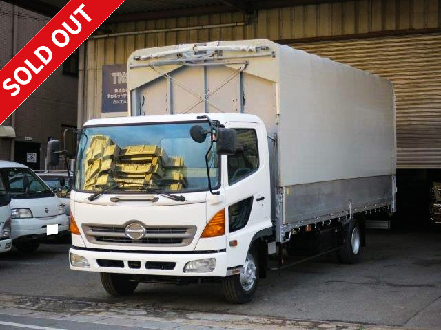 2007 Hino Ranger, medium-sized wing top, 6200 wide, actual mileage approx. 193,000 km, bedless