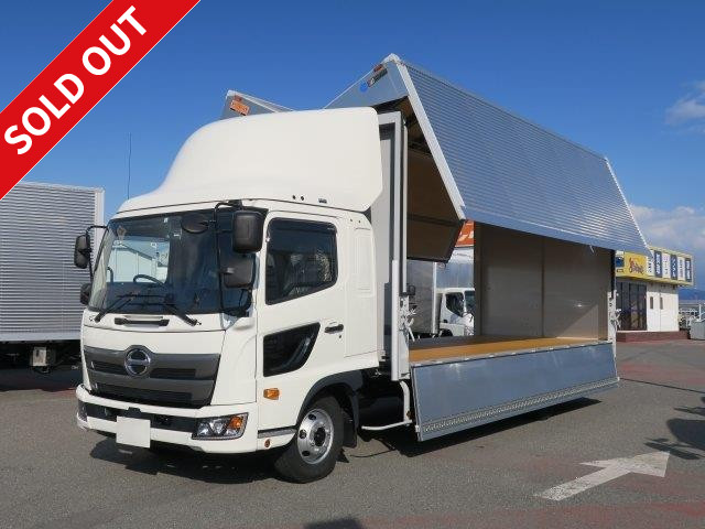 [Lease de Sugu Nori Exclusive] [New Model] 2019 Model Hino Ranger Medium Aluminum Wing 6200 Wide  