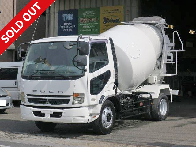 2006 Mitsubishi Fuso Fighter Heavy-Duty Concrete Mixer Truck, Drum Capacity 6.3m3, Actual Mileage 193,000km!!