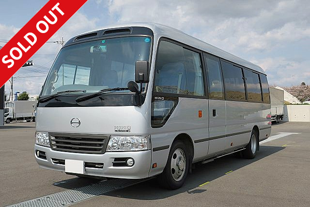 [Price reduced!] 2016 Hino Liesse II Microbus, 29-seater, 7-row, moquette seats, microphone included!! Automatic step, approx. 62,000km on the clock!!