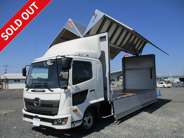 2019 Hino Ranger New Medium Aluminum Wing 6200 Wide with Combination Gate Rear Air Suspension