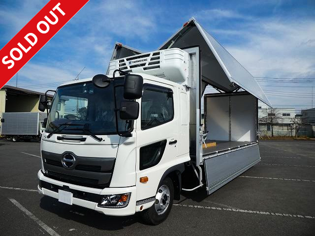 [Lease de Sugu Nori exclusive] 2019 model, new Hino Ranger, refrigerated wing 6200 wide, Thermo King, -25 degrees 