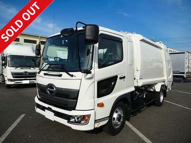 2018 model Hino Ranger Medium-sized packer (garbage truck) Capacity 8.2m3 Press type Shinmaywa G-PX 