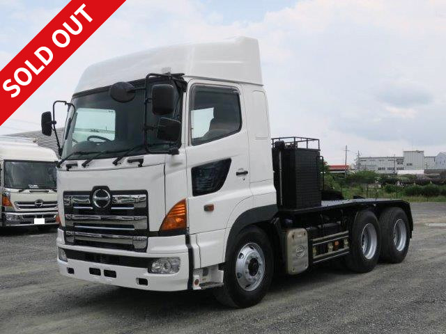 [Price reduced!] 2007 Hino Profia tractor head, 5th wheel load 16 tons, high roof, 480 horsepower 