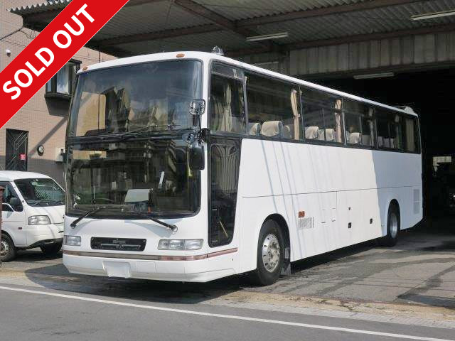 [Price reduced!] 1993 Hino Selega large tourist bus, seating capacity 47 (including 10 auxiliary seats), through trunk, rear-view camera