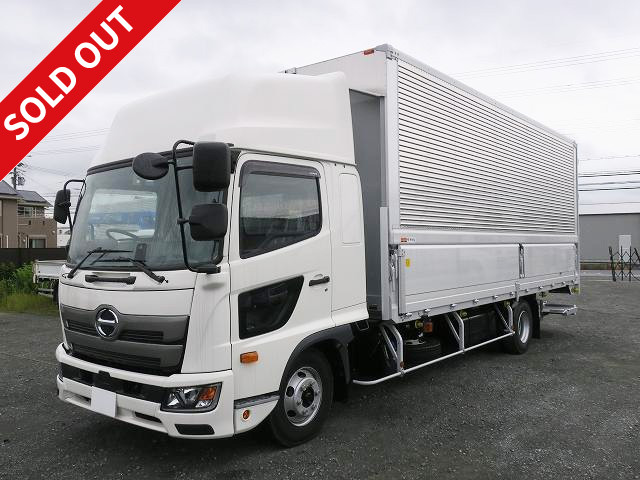 Reiwa 4 model Hino Ranger, medium-sized aluminum wing, 6200 wide, retractable PG, rear wheel air suspension, high roof, 240 horsepower 