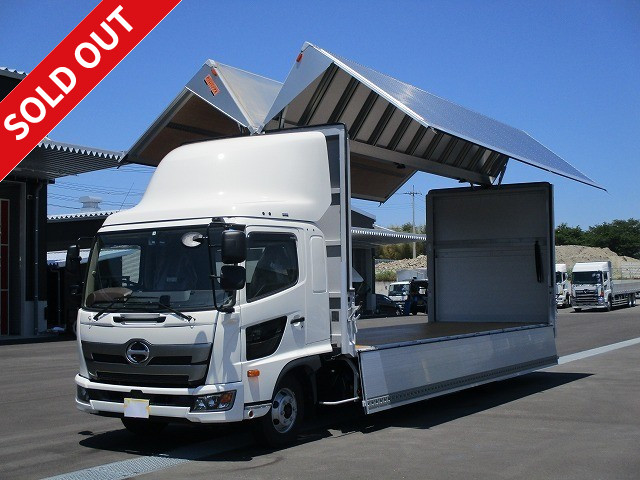 2019 Model New Hino Ranger Medium-sized aluminum wing 7200 wide with combination gate 240 horsepower Rear wheel air suspension