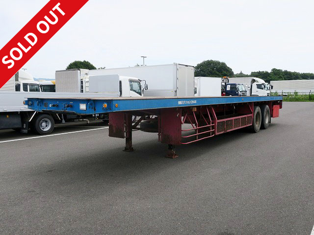 1994 model Yusouki 2-axle cutting board semi-trailer 12m body Maximum load 22.5t Single pull