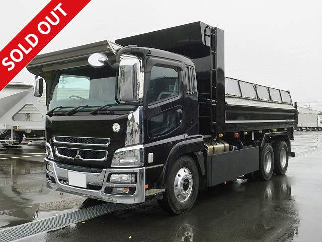 2010 Mitsubishi Fuso Super Great 22 ton dump truck, Shinmaywa made, with electric cobo lane, 2 differentials, aluminum wheels ★Inspection valid until July 2021★