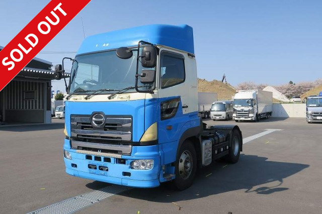 [Price reduced!] 2005 Hino Profia tractor head, 5th wheel load 11.4t, rear air suspension, high roof, retarder, actual mileage approx. 685,000km,