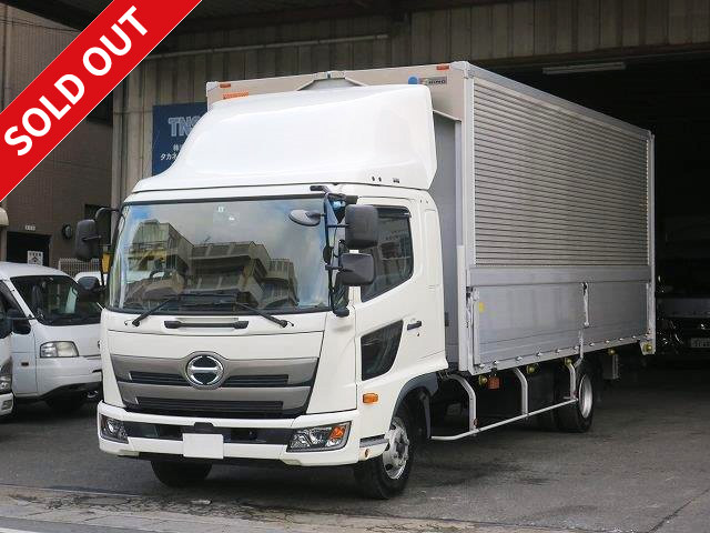 Rental is up! Reiwa 1 model new Hino Ranger medium-sized aluminum wing 6200 wide with combination gate