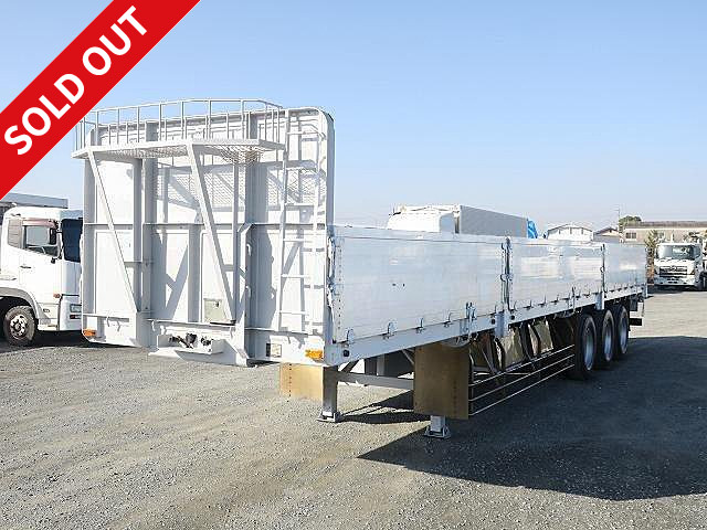 2005 model Trex aluminum block flatbed trailer, 7-way opening, load capacity 27.1kg