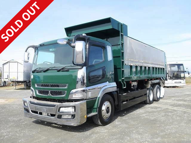 2009 Mitsubishi Fuso Super Great Large Deep Dump Truck, ShinMaywa Industry 2 Differential, No Soil/Sand Specification, Equipped with Lifting Bumper ★Inspection valid until April 2021★