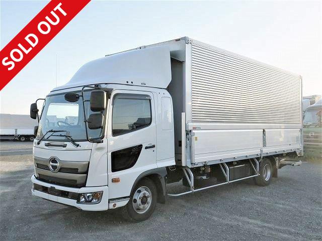 Now leased! 2019 Hino Ranger, medium-sized aluminum wing, 6200 wide, with storage PG, dealer inspection record book included