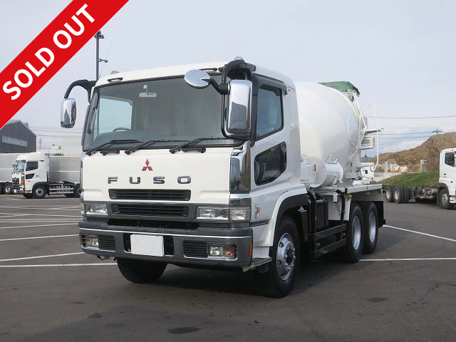 2007 Mitsubishi Fuso Super Great Large Concrete Mixer Truck Kayaba Drum Capacity 8.7m3 2 Differentials ★Inspection valid until August 2011/Actual mileage on meter is approximately 282,000km! ★