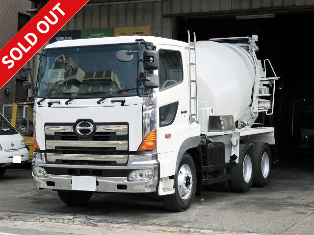 [Price reduced] 2004 model Hino Profia large concrete mixer truck, manufactured by Shinmaywa, drum capacity 8.9m3 ★Inspection valid until August 2020★ Actual mileage approximately 370,000km!