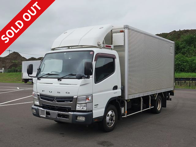 2011 Mitsubishi Fuso Canter 2t Aluminum Van with Combination Gate, Standard Long, Fully Low Floor, AT, 2-Tier Lashing Rail  