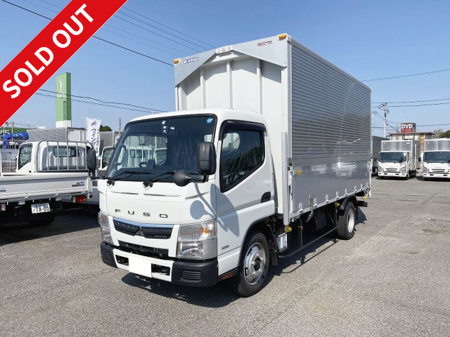 2018 Mitsubishi Fuso Canter 3t Aluminum Wing Full Low Floor Standard Long [Semi-medium license required *Semi-medium license or higher]