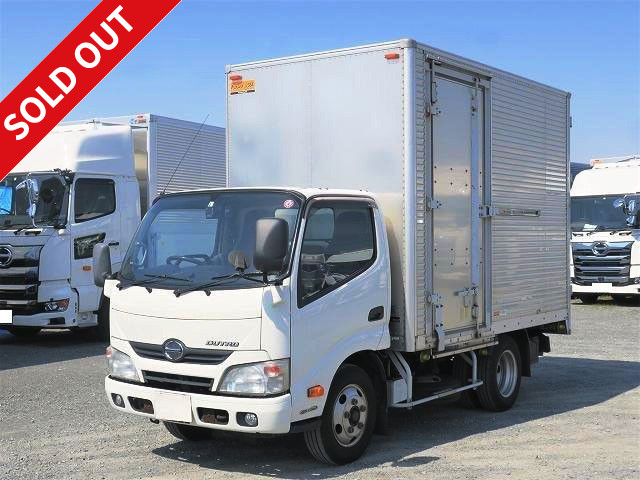 Now available for rental! 2012 Hino Dutro 2t aluminum van, standard short, left side door, back-eye camera, ETC included ★MOT valid until February 2022★ [Semi-medium-sized (5t limited) license *Old regular license OK]