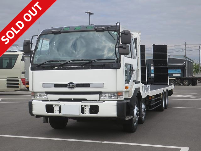 2000 UD Trucks Quon Large Self Loader (Cargo Vehicle) 4-Axle Low Bed High Jack Automatic Step Board Winch and Radio Control Included ★Approximately 334,000km on the odometer! /Inspection valid until July 2022★