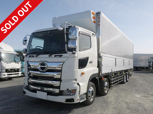 Reiwa 3 model Hino Profia Refrigerated wing 4-axle low floor Thermo King -29 degree setting Rear wheel air suspension Standby function Refrigerator sub-engine type 