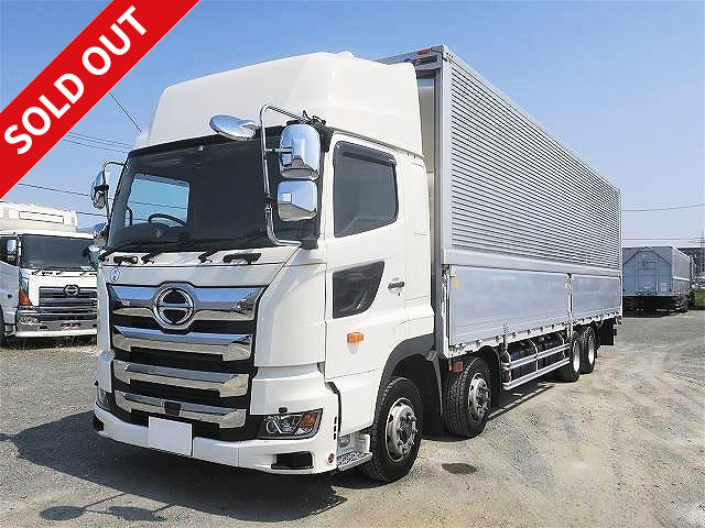 Lease-up! Reiwa 3 model Hino Profia Large aluminum wing 4-axle low floor high roof ★Dealer inspection record book/Vehicle inspection valid until January 2022★ 