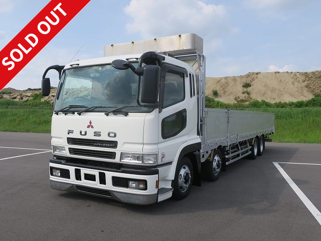 2006 Mitsubishi Fuso Super Great Large Flatbed Aluminum Block 4-Axle Low Floor 5-Way Opening ★Approximately 446,000km on the meter! ★