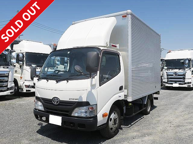 Now available for rental! 2013 Toyota Dyna 2t aluminum van, standard short, low floor, air guide plate, 3-stage lashing rails ★MOT valid until February 2022★ [Semi-medium-sized (5t limited) license *Old regular license OK]