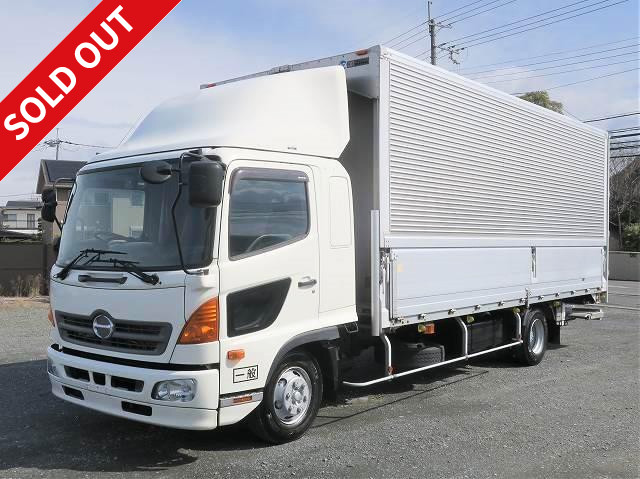 2013 Hino Ranger, medium-sized aluminum wing, 6300 wide, with retractable pick-up, 240 PS, 330,000 km on meter! DPR cleaned