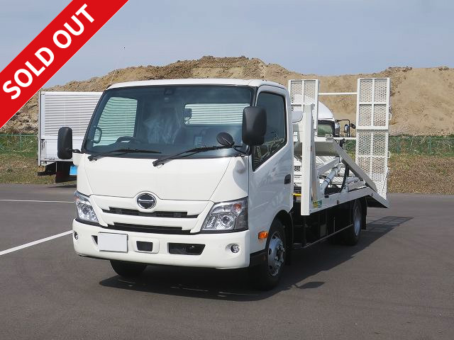 Reiwa 2 model Hino Dutro small safety loader wide long load capacity 3.5t 2-car load Unused vehicle Hanamidai made winch and radio control included ★ Actual mileage on the meter is about 2000km / Vehicle inspection valid until August 2022 ★