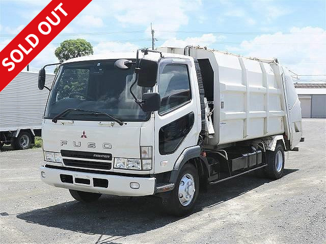 2003 Mitsubishi Fuso Fighter Medium-sized Packer (Refuse Collector) ShinMaywa Industry Press Type Capacity 10.2m3 with Rear View Camera *Inspection valid until November 2011*