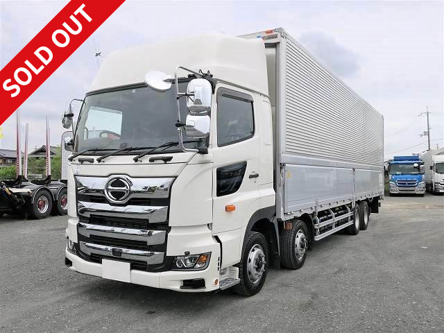 Lease-up! Reiwa 3 model Hino Profia Large aluminum wing 4-axle low floor high roof ★Dealer inspection record book/Vehicle inspection valid until January 2022★ 