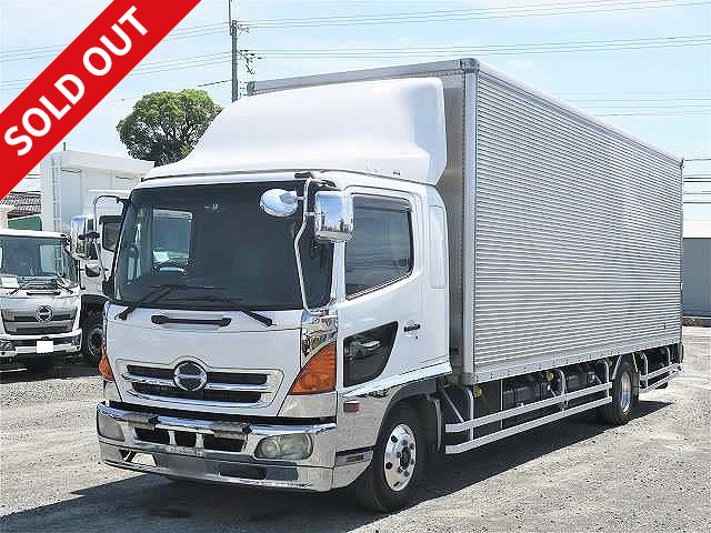 2005 Hino Ranger Medium Aluminum Van 7200 Standard 3t Load 225hp Bed Aluminum Wheels Air Deflection Plate and Center Roller Stainless Steel Gate Frame ★Approximately 445,000km on the odometer! ★