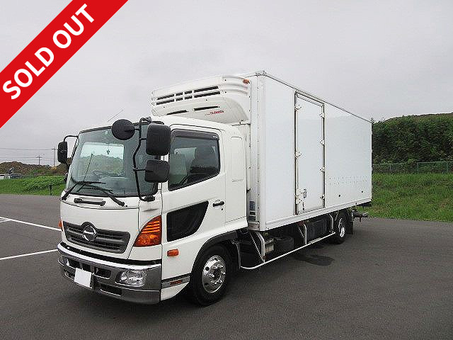 2012 Hino Ranger Medium-sized refrigerated van, manufactured by Hishi Heavy Industries, -30 degree setting, with storage PG, left side door, 6200 standard, with standby, aluminum wheels installed *Inspection valid until February 2022*