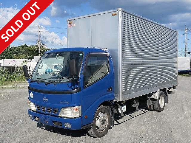 2006 Hino Dutro small aluminum van, standard long, full low floor [medium-sized license required *excluding 5t limited]