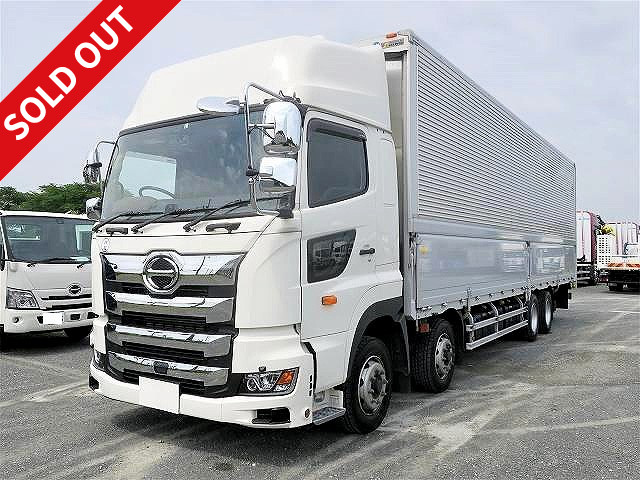 Lease-up! Reiwa 3 model Hino Profia Large aluminum wing 4-axle low floor high roof ★Dealer inspection record book/Vehicle inspection valid until January 2022★ 