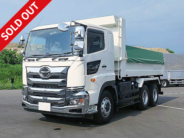 Reiwa 3 model Hino Profia large dump truck 5100 body Shinmaywa Industry standard roof 2 differential Electric cobo lane ★ Dealer inspection record book included ★