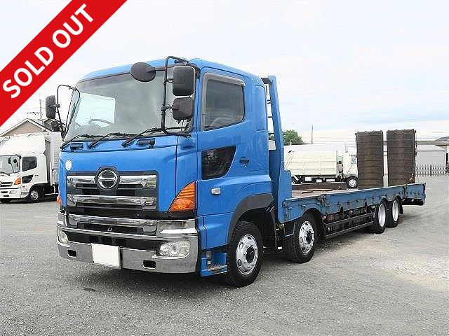 2004 Hino Profia Large Self-loader (Car-mounted vehicle) 4-axle low-floor Automatic stepping board With winch and radio control Retarder With ETC (2.0) ★Vehicle inspection valid until October 2011★