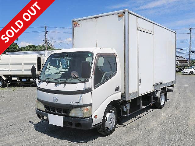 2006 Hino Dutro 2t aluminum van, standard long, low floor, left side door, interior height 214cm ★MOT valid until March 2022★ [Semi-medium license valid *Excluding 5t limited]