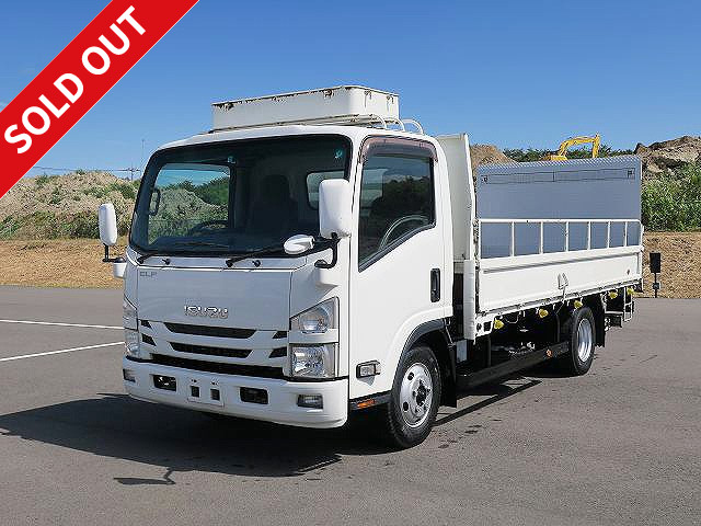 2016 Isuzu Elf 2t flatbed wide long with lift-up PG, 150 horsepower, inside hook, ETC2.0 [medium-sized license compatible *excluding 5t limited]