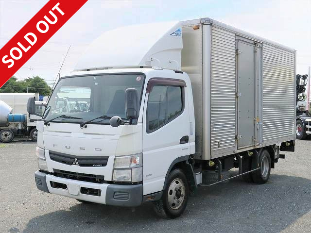 2011 Mitsubishi Fuso Canter 2t Aluminum Van Wide Long with Left Side Door Combination Gate 2 Pedal [Semi-medium license required *Excluding 5t limited]