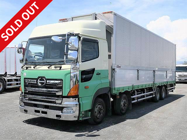 2016 Hino Profia Large aluminum wing 4-axle low floor Rear air suspension High roof Proshift Back-eye camera ETC2.0 included ★Vehicle inspection valid until September 2021★