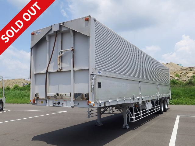 2005 model Nippon Trex 2-axle wing trailer, 19.4t load capacity, lift axle, 13m body, 2-stage lashing rail