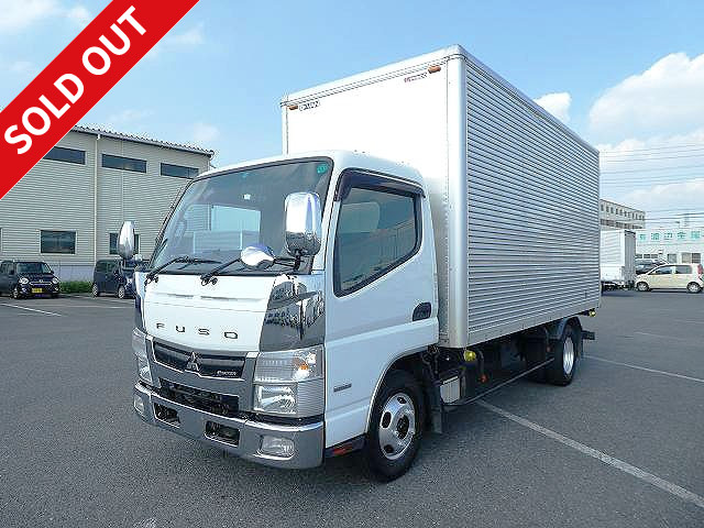 2015 Mitsubishi Fuso Canter 2t Aluminum Van Standard Long Fully Low Floor Custom Specification Interior Height 208cm [Semi-Medium-sized (5t only) license compatible *Old regular license OK]