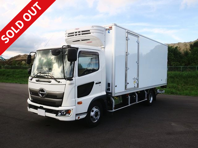 Reiwa 1 model Hino Ranger medium-sized refrigerated van, manufactured by Hishi Heavy Industries, -30 degree setting, with storage PG, left side door, semi-wide, inside width 215 cm, with ETC2.0 ★Actual mileage on meter: approx. 2000 km/vehicle inspection valid until August 2022★