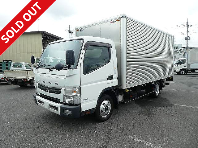 2016 Mitsubishi Fuso Canter 2t Aluminum Van Wide Long Full Low Floor Combination Gate 2 Pedal [Semi-medium license required *Excluding 5t limited]