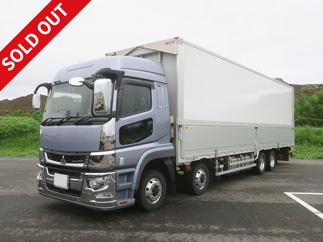 [Premium Executive] Now leased! Reiwa 1 model Mitsubishi Fuso Super Great Large aluminum wing 4-axle low floor high roof ★Dealer inspection record book/MOT valid until December 2021★