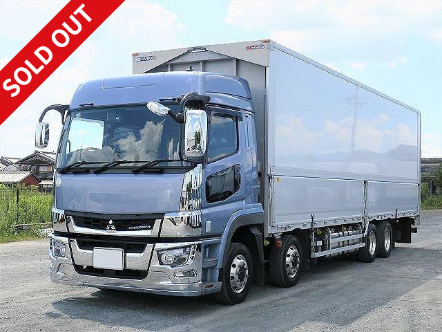 [Premium Executive] Now leased! Reiwa 1 model Mitsubishi Fuso Super Great, large aluminum wing, 4-axle low floor, high roof, ETC2.0 *Dealer inspection record book/MOT valid until December 2021*