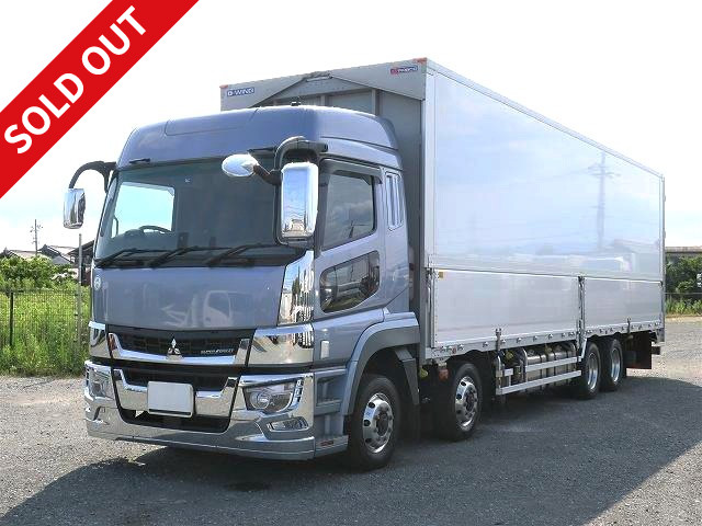 [Premium Executive] Now leased! Reiwa 1 model Mitsubishi Fuso Super Great, large aluminum wing, 4-axle low floor, high roof, ETC2.0 *Dealer inspection record book/MOT valid until December 2021*