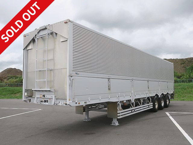 2009 model Nippon Trex 3-axle wing trailer, maximum load 26.8t, lift axle, 4-row jolder, total length 13m body *Inspection valid until February 2022*